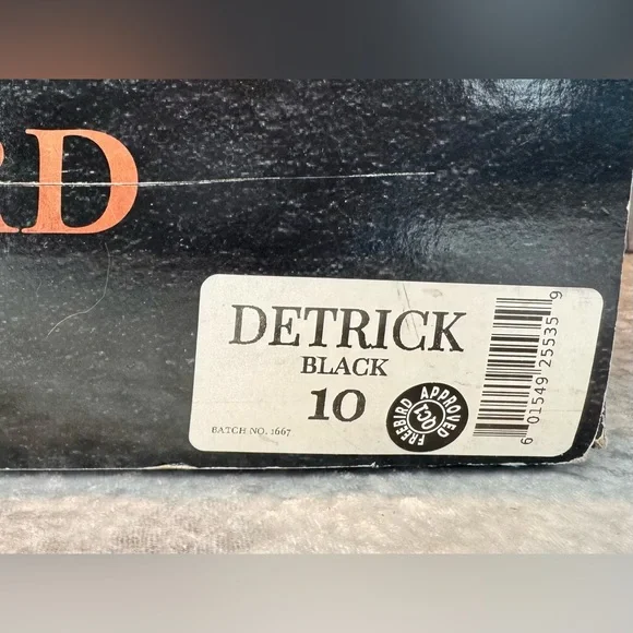 Freebird Men's Detrick Oxford Dress Slip On Leather Low Heel Black Size 10. - Picture 11 of 12